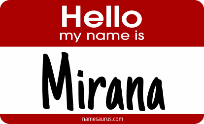 Hello my name is Mirana png download