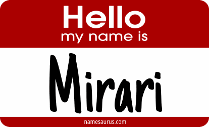 Hello my name is Mirari png download