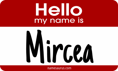 Hello my name is Mircea png download