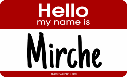 Hello my name is Mirche png download
