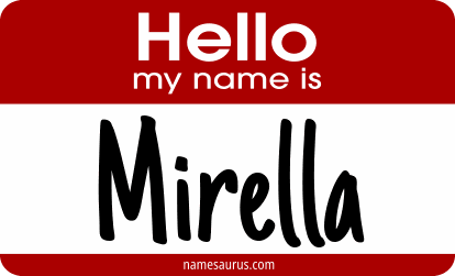 Hello my name is Mirella png download