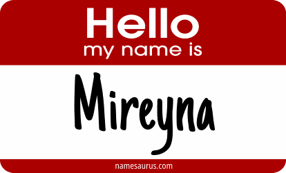 Hello my name is Mireyna png download