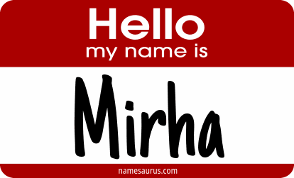Hello my name is Mirha png download