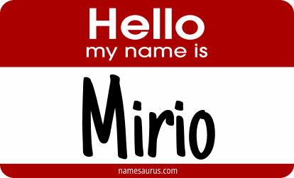 Hello my name is Mirio png download