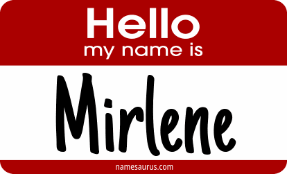 Hello my name is Mirlene png download