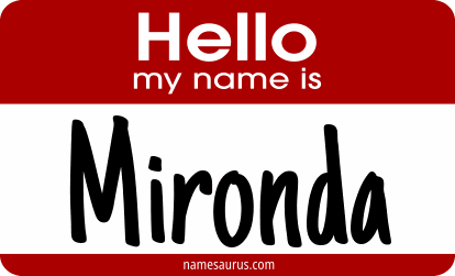 Hello my name is Mironda png download