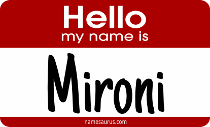 Hello my name is Mironi png download