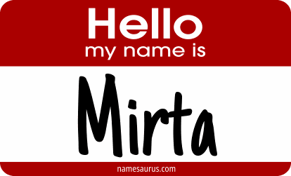 Hello my name is Mirta png download