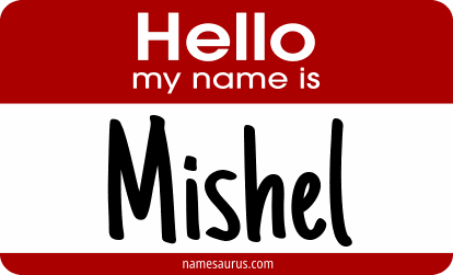 Hello my name is Mishel png download