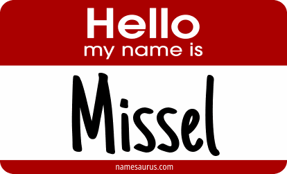 Hello my name is Missel png download