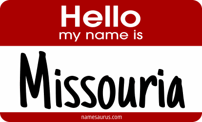 Hello my name is Missouria png download