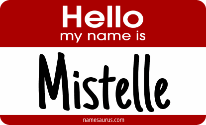 Hello my name is Mistelle png download