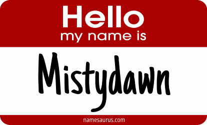 Hello my name is Mistydawn png download