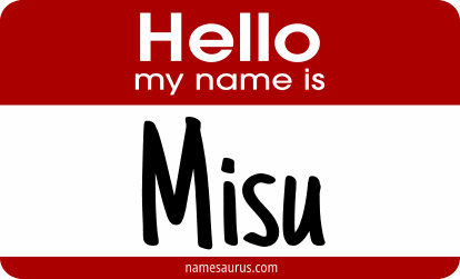 Hello my name is Misu png download