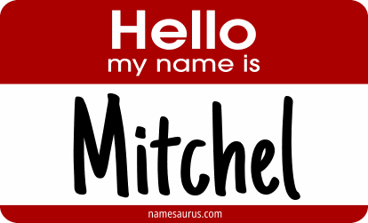 Hello my name is Mitchel png download
