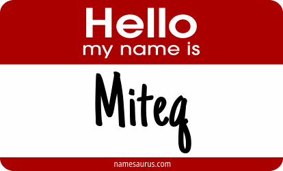 Hello my name is Miteq png download