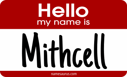 Hello my name is Mithcell png download