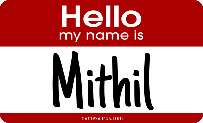 Hello my name is Mithil png download