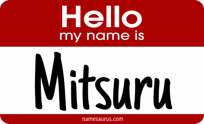 Hello my name is Mitsuru png download