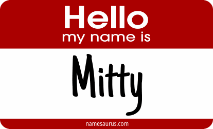 Hello my name is Mitty png download