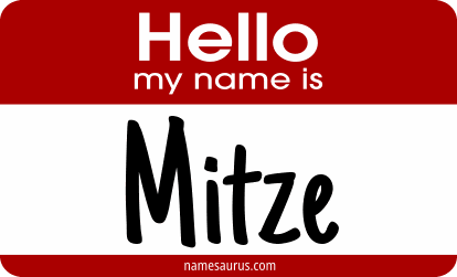 Hello my name is Mitze png download