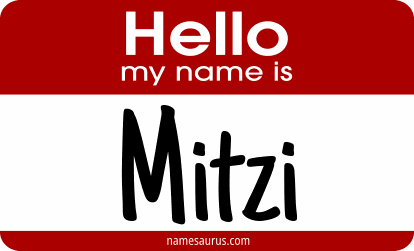 Hello my name is Mitzi png download