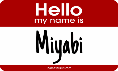 Hello my name is Miyabi png download