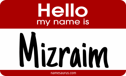 Hello my name is Mizraim png download