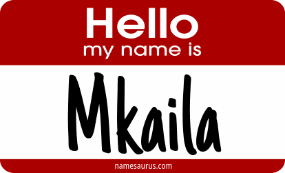 Hello my name is Mkaila png download