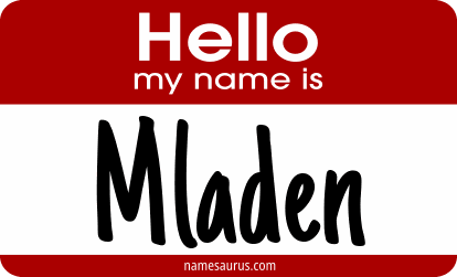Hello my name is Mladen png download