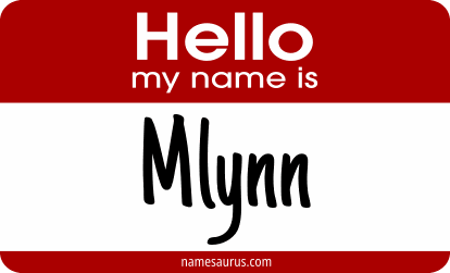 Hello my name is Mlynn png download