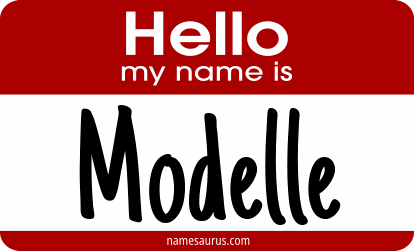 Hello my name is Modelle png download
