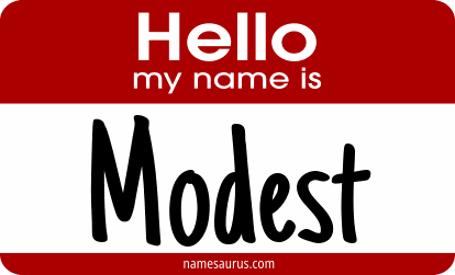 Hello my name is Modest png download
