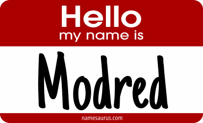 Hello my name is Modred png download