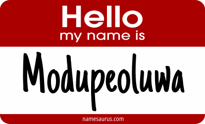 Hello my name is Modupeoluwa png download