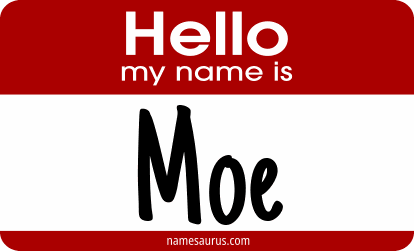 Hello my name is Moe png download
