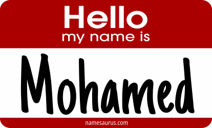 Hello my name is Mohamed png download