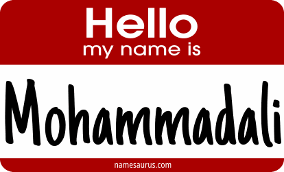 Hello my name is Mohammadali png download