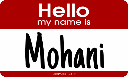 Hello my name is Mohani png download