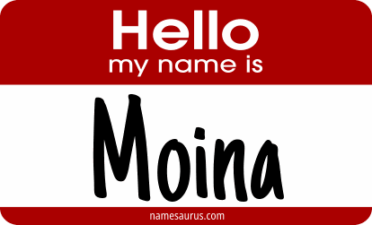 Hello my name is Moina png download