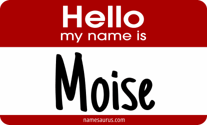 Hello my name is Moise png download