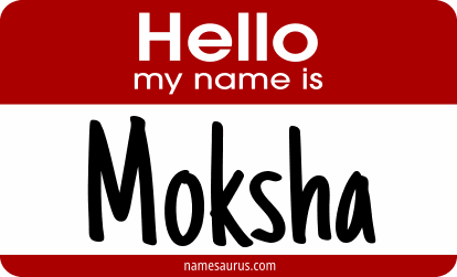 Hello my name is Moksha png download