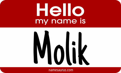 Hello my name is Molik png download