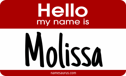 Hello my name is Molissa png download