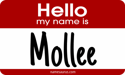 Hello my name is Mollee png download