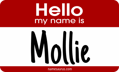 Hello my name is Mollie png download