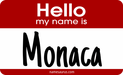 Hello my name is Monaca png download