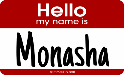 Hello my name is Monasha png download