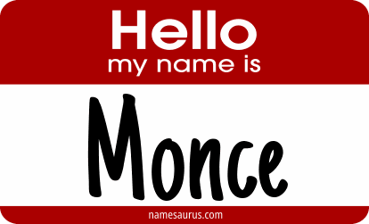 Hello my name is Monce png download