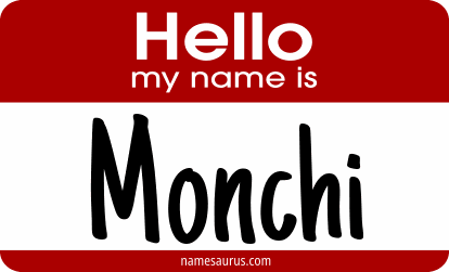 Hello my name is Monchi png download